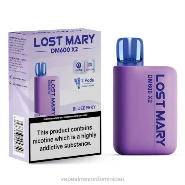 X82D467 - productos de vapeo al por mayor arándano LOST MARY DM600 X2