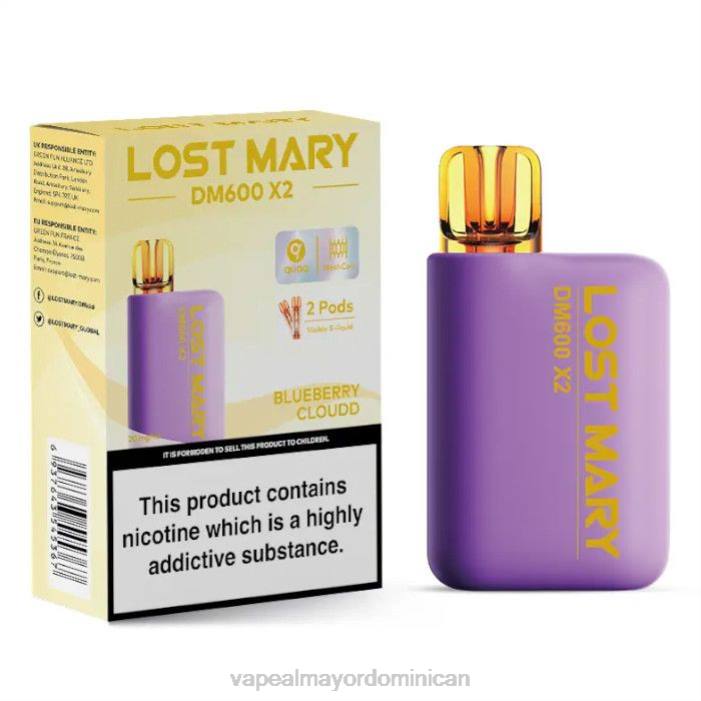 X82D468 - liquido de vape al por mayor en República Dominicana nube de arándanos LOST MARY DM600 X2