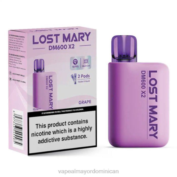 X82D472 - tienda de vapeo al por mayor uva LOST MARY DM600 X2