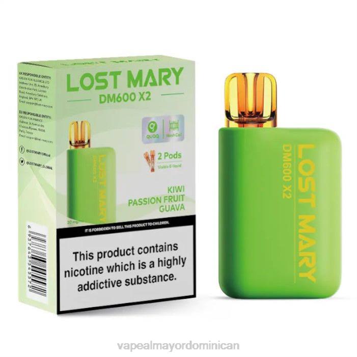 X82D473 - mayorista vapeo kiwi maracuyá guayaba LOST MARY DM600 X2