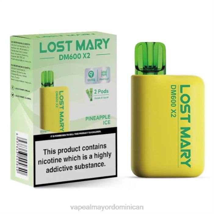 X82D477 - productos de vapeo al por mayor hielo de piña LOST MARY DM600 X2