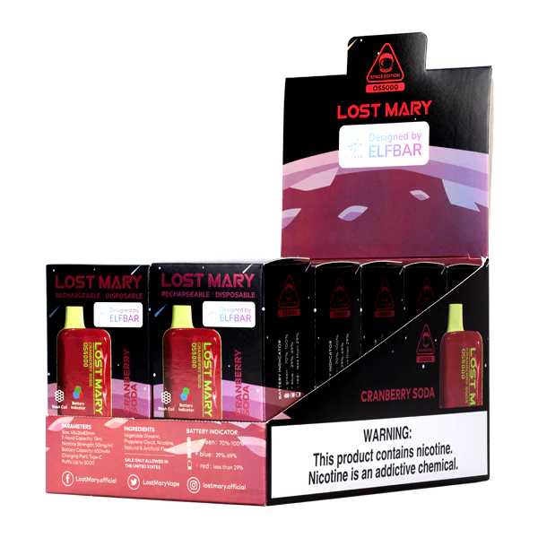 X82D109 - mayorista vape refresco de arándano LOST MARY OS5000