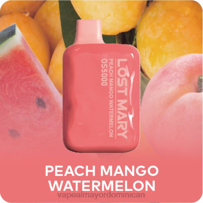 X82D495 - vapeo al por mayor sandia mango durazno LOST MARY OS5000
