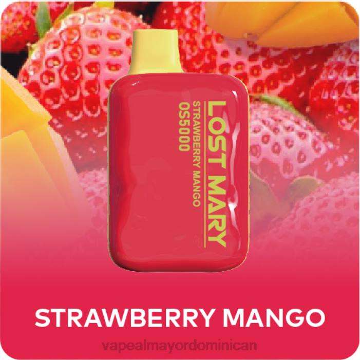X82D500 - tienda de vapeo al por mayor República Dominicana mango fresa LOST MARY OS5000