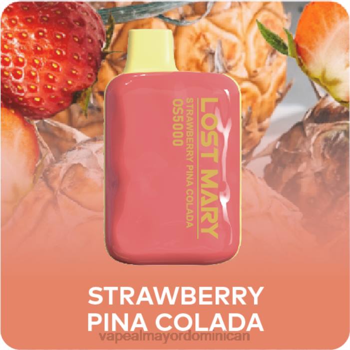 X82D501 - vape al mayor Dominican piña colada de fresa LOST MARY OS5000