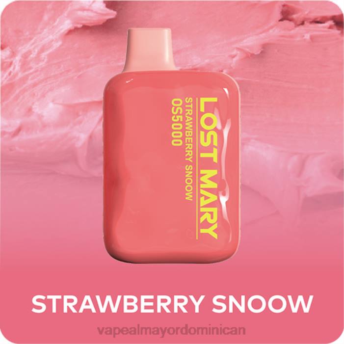 X82D502 - tienda de vapeo al por mayor nieve de fresa LOST MARY OS5000