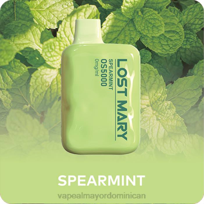 X82D506 - distribuidor vapeo al por mayor menta verde LOST MARY OS5000 0mg/ml