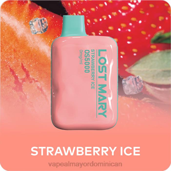 X82D507 - productos de vapeo al por mayor hielo de fresa LOST MARY OS5000 0mg/ml