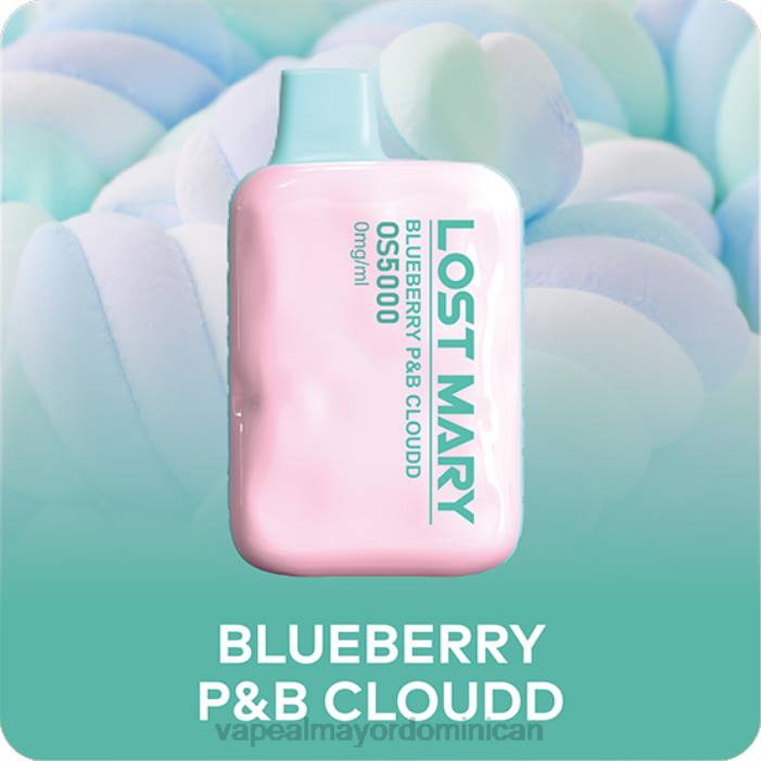 X82D512 - tienda de vapeo al por mayor arándano p&b nublado LOST MARY OS5000 0mg/ml