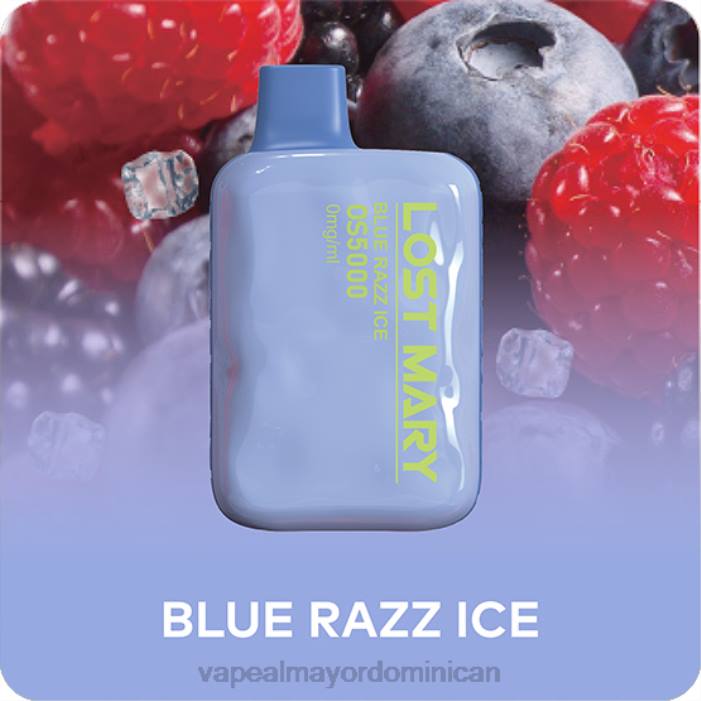 X82D513 - mayorista vapeo hielo azul LOST MARY OS5000 0mg/ml