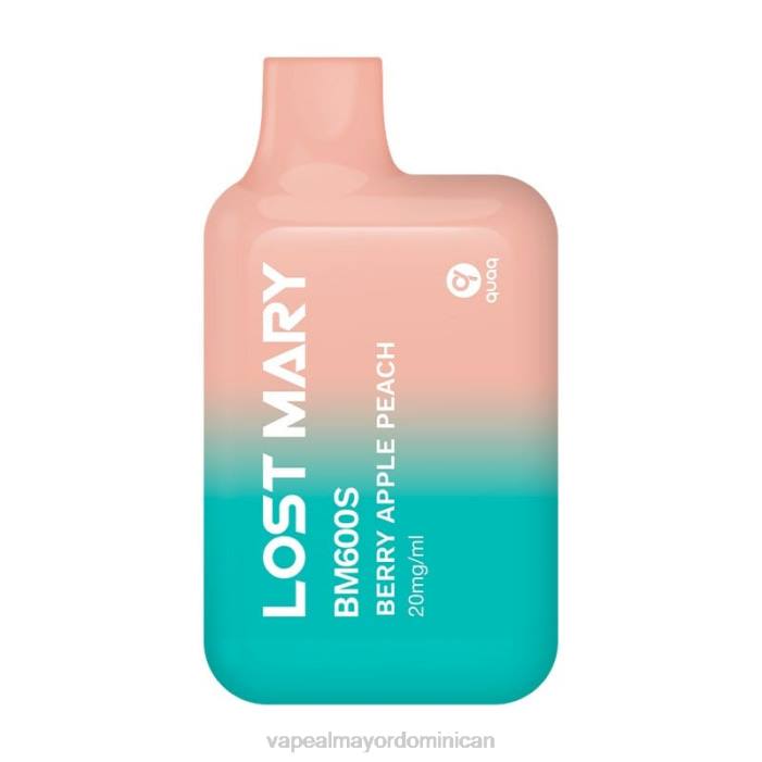X82D418 - liquido de vape al por mayor en República Dominicana baya manzana melocotón LOST MARY BM600S