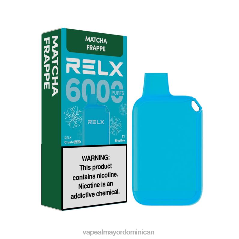 Tienda De Vapeo Al Por Mayor 2V04417 RELX Crush Pocket 6000 helado frapé matcha