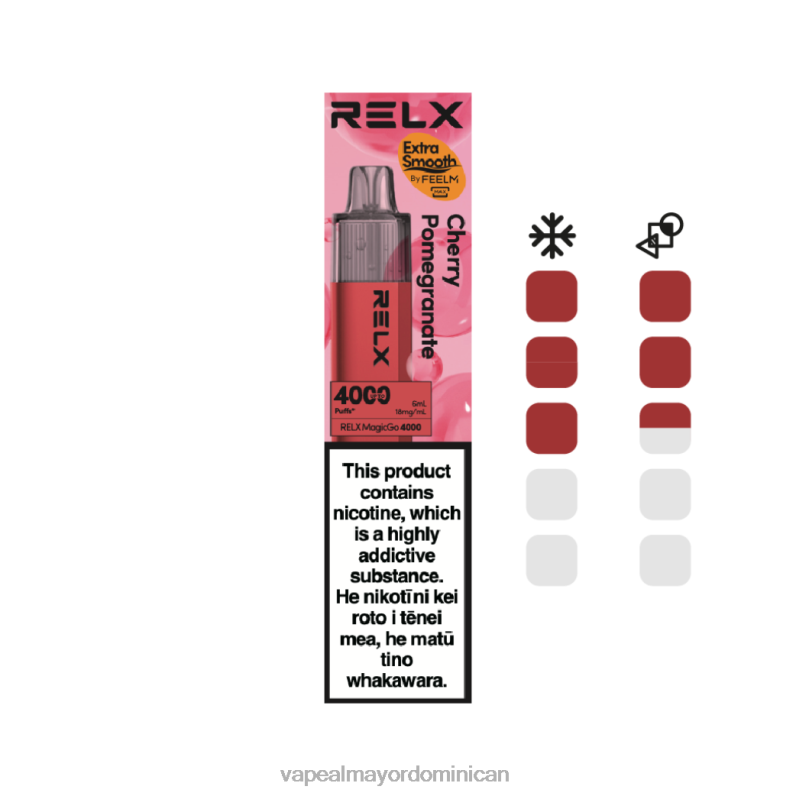 Productos De Vapeo Al Por Mayor 2V0448 RELX MagicGo 4000 vaporizadores desechables granada cereza