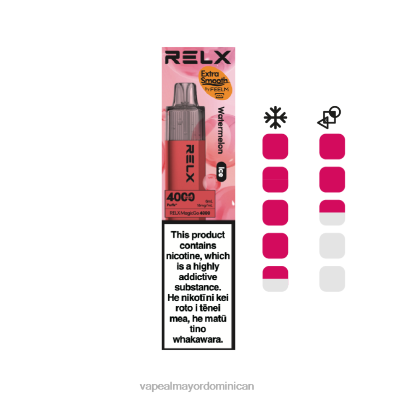 Tienda De Vapeo Al Por Mayor 2V0447 RELX MagicGo 4000 vaporizadores desechables sandía (hielo)