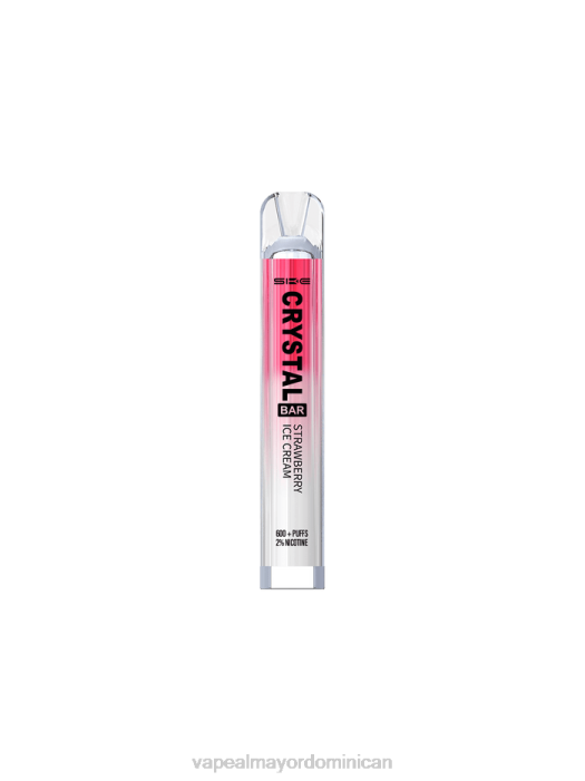 X82D265 - vapeo al por mayor helado de fresa SKE Crystal Bar vaporizador desechable 600 inhalaciones