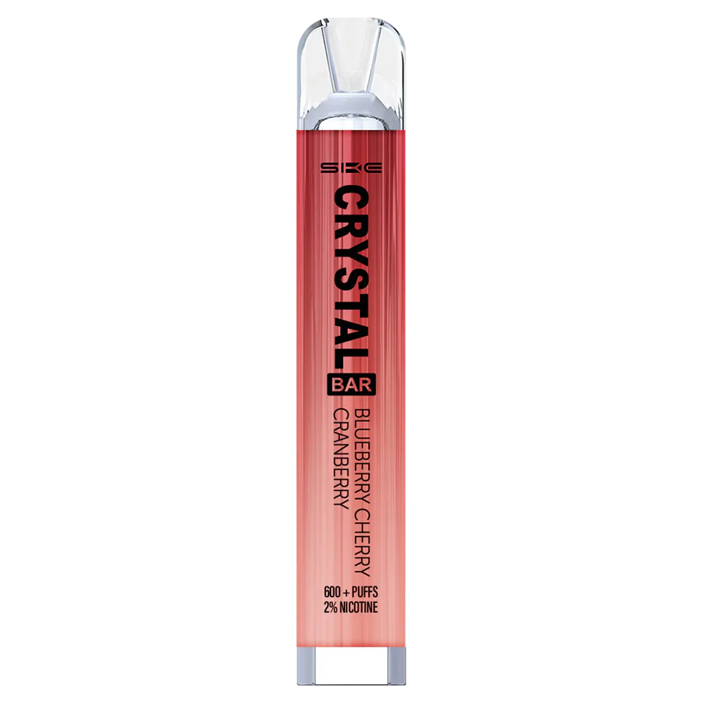 X82D268 - liquido de vape al por mayor en República Dominicana arándano cereza arándano SKE Crystal Bar vaporizador desechable 600 inhalaciones