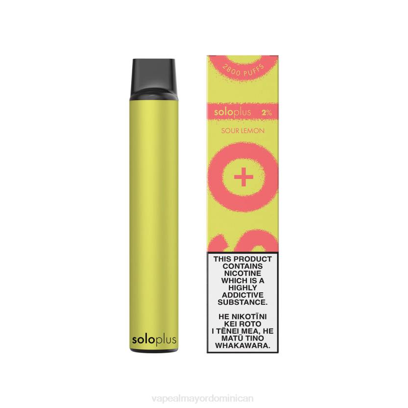 Distribuidor Vapeo Al Por Mayor 4DXD36 Solo Plus vaporizador desechable limón agrio