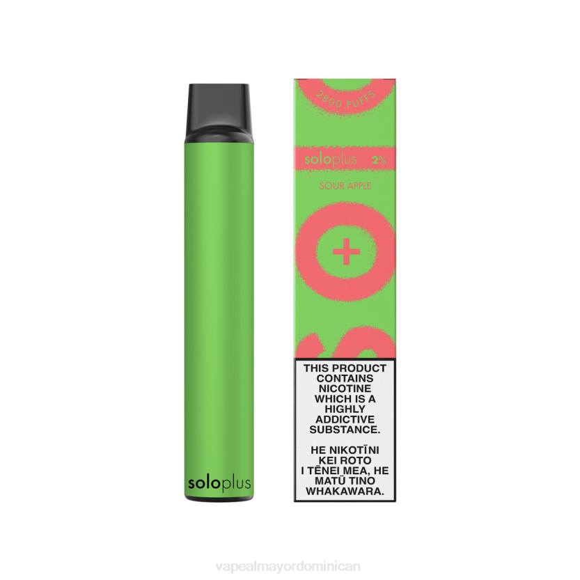 Mayorista Vape 4DXD30 Solo Plus vaporizador desechable manzana agria