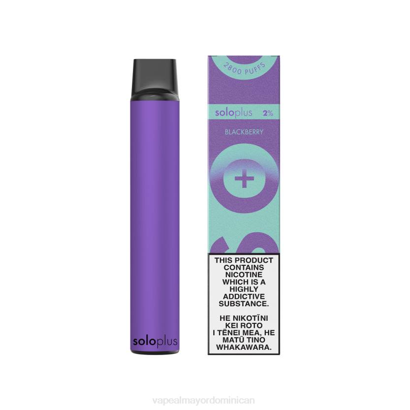 Productos De Vapeo Al Por Mayor 4DXD38 Solo Plus colección paraíso vape desechable zarzamora