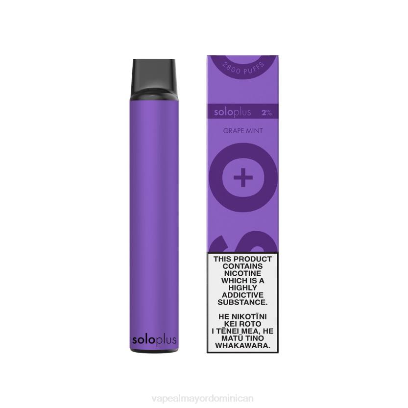 Tienda De Vapeo Al Por Mayor 4DXD27 Solo Plus vaporizador desechable menta de uva