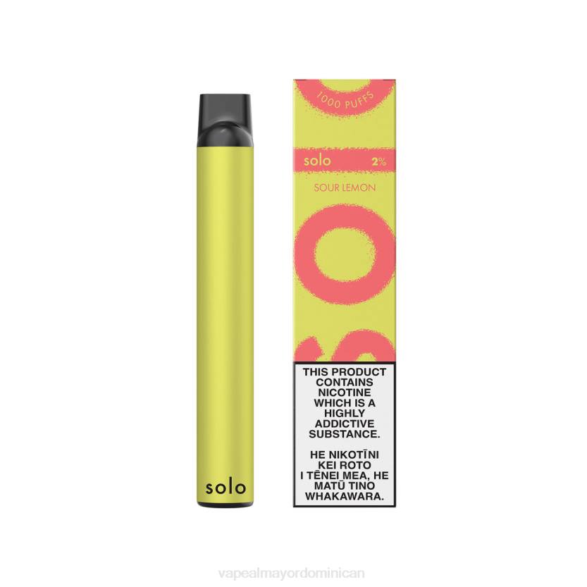 Tienda De Vapeo Al Por Mayor República Dominicana 4DXD12 Solo vaporizador desechable limón agrio