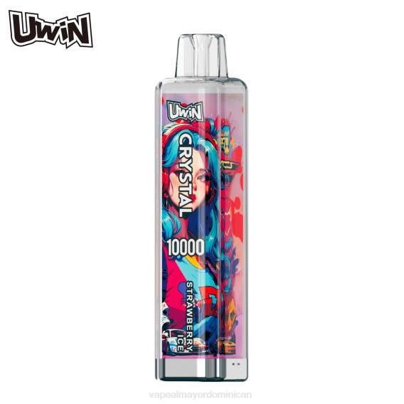 Liquido De Vape Al Por Mayor En República Dominicana 0BJP9 UWIN CRYSTAL 10000 vaporizadores desechables hielo de fresa