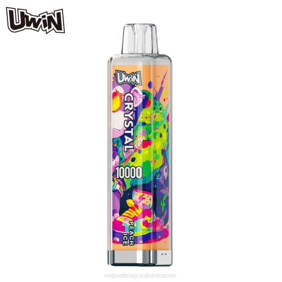 Mayorista Vape 0BJP10 UWIN CRYSTAL 10000 vaporizadores desechables hielo de durazno