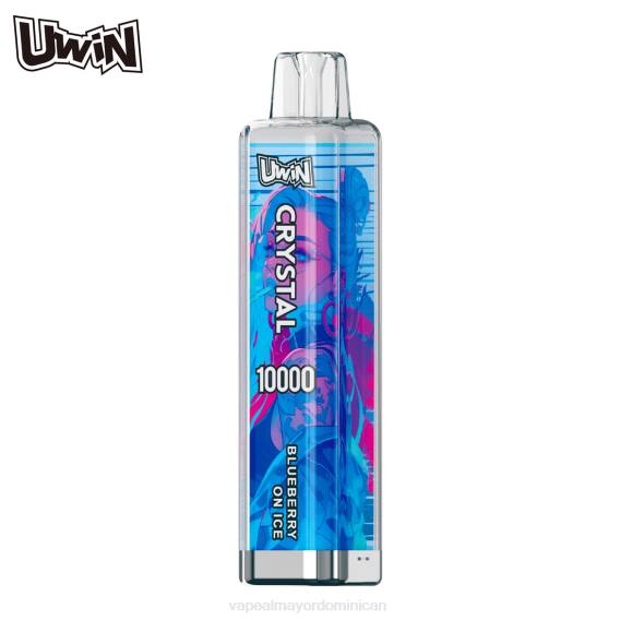 Vape Desechable 0BJP4 UWIN CRYSTAL 10000 vaporizadores desechables arándano en hielo