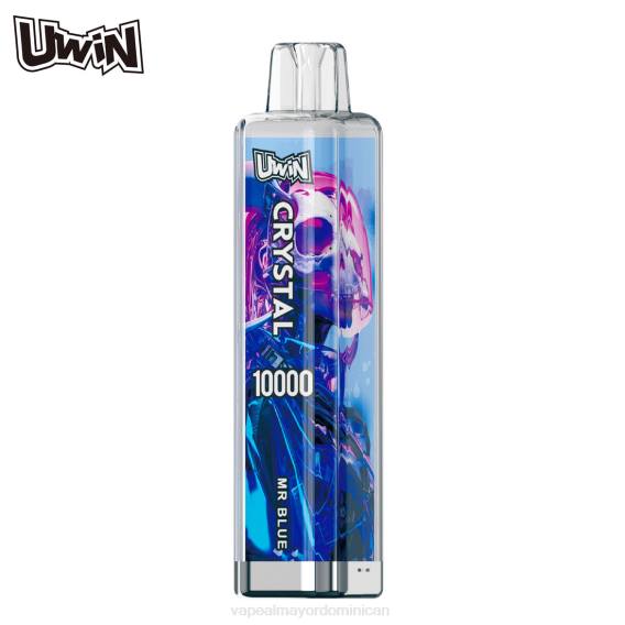 Vapeo Al Por Mayor 0BJP15 UWIN CRYSTAL 10000 vaporizadores desechables señor azul