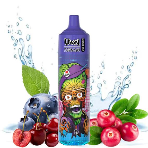 Distribuidor Vapeo Al Por Mayor 0BJP26 UWIN CRYSTAL vaporizador desechable 35k arándano cereza arándano