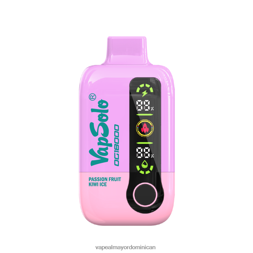 Vape Desechable DDL0P24 VapSolo dg18000 Hielo de kiwi y maracuyá