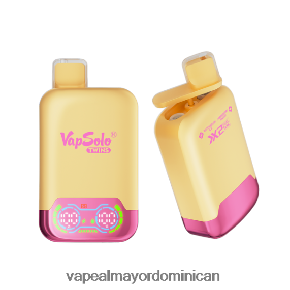 Liquido De Vape Al Por Mayor En República Dominicana 682PB0129 Vapsolo TWINS vaporizador desechable helado de sandía y mango de fresa