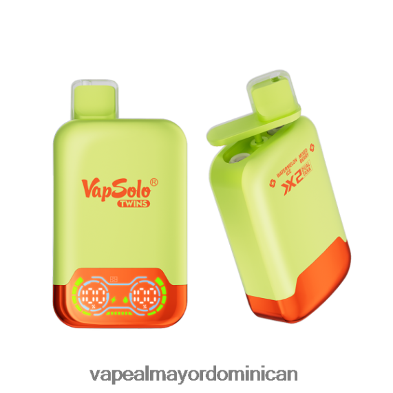 Productos De Vapeo Al Por Mayor 682PB0128 Vapsolo TWINS vaporizador desechable hielo de sandía y bayas mixtas