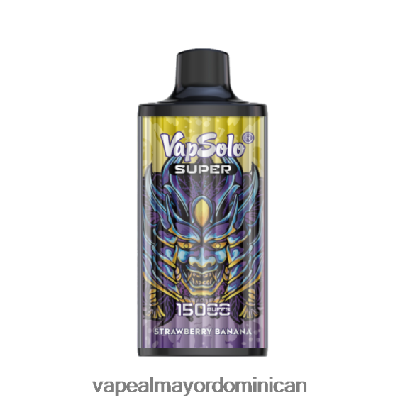 Distribuidor Vapeo Al Por Mayor 682PB0116 Vapsolo SUPER vaporizador desechable plátano fresa