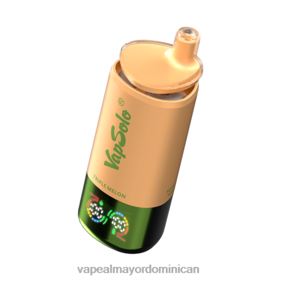 Distribuidor Vapeo Al Por Mayor 604H26 VapSolo Triple 30000 bocanadas fresa, frambuesa, melón triple y piña con mango agrio