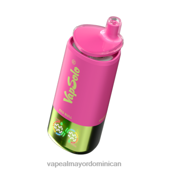 Liquido De Vape Al Por Mayor En República Dominicana 604H29 VapSolo Triple 30000 bocanadas hielo de sandía y red bull y kiwi de fresa
