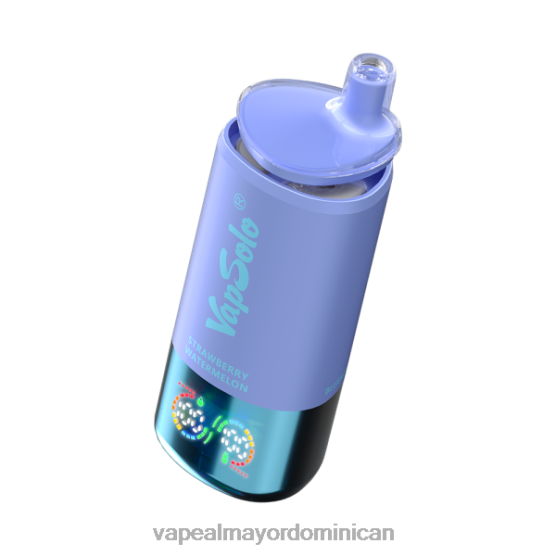 Vape Al Mayor Dominican 604H21 VapSolo Triple 30000 bocanadas lima limón y fresa sandía y hielo de arándanos