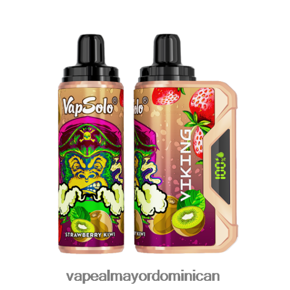 Productos De Vapeo Al Por Mayor 682PB0138 Vapsolo VIKING vaporizador desechable kiwi fresa