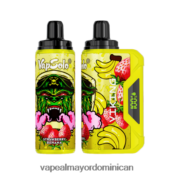 Tienda De Vapeo Al Por Mayor 682PB0137 Vapsolo VIKING vaporizador desechable plátano fresa