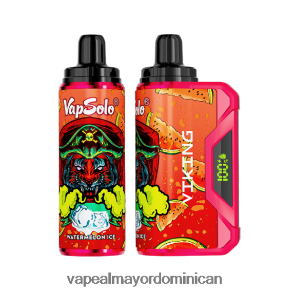 Tienda De Vapeo Al Por Mayor República Dominicana 682PB0142 Vapsolo VIKING vaporizador desechable hielo de sandia