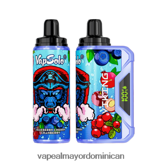 Vape Al Mayor Dominican 682PB0131 Vapsolo VIKING vaporizador desechable arándano cereza arándano