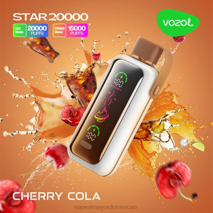 VOZOL STAR 20000 cola de cereza FH6X6 Distribuidor Vapeo Al Por Mayor