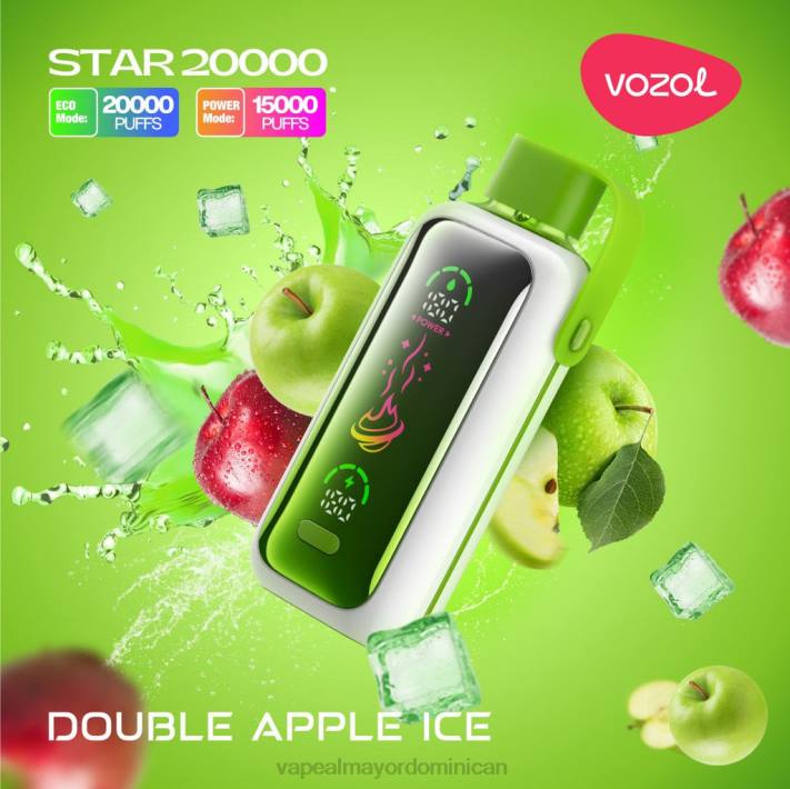 VOZOL STAR 20000 doble hielo de manzana FH6X7 Tienda De Vapeo Al Por Mayor
