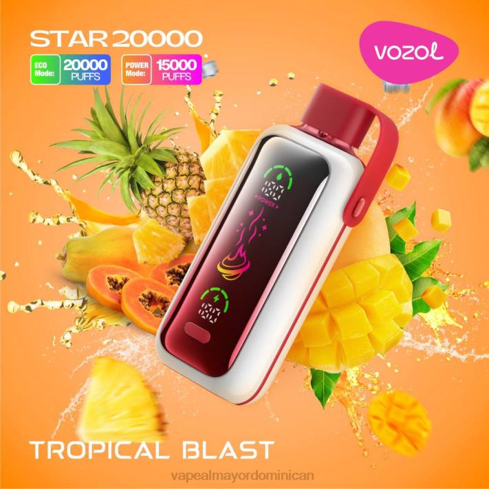 VOZOL STAR 20000 explosión tropical FH6X2 Tienda De Vapeo Al Por Mayor República Dominicana