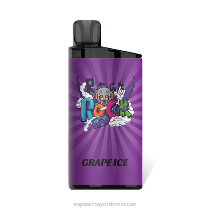 X82D88 - liquido de vape al por mayor en República Dominicana hielo de uva IGET BAR 3500 5% nicotina