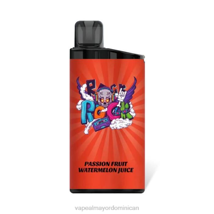 X82D97 - productos de vapeo al por mayor jugo de sandía y maracuyá IGET BAR 3500 5% nicotina